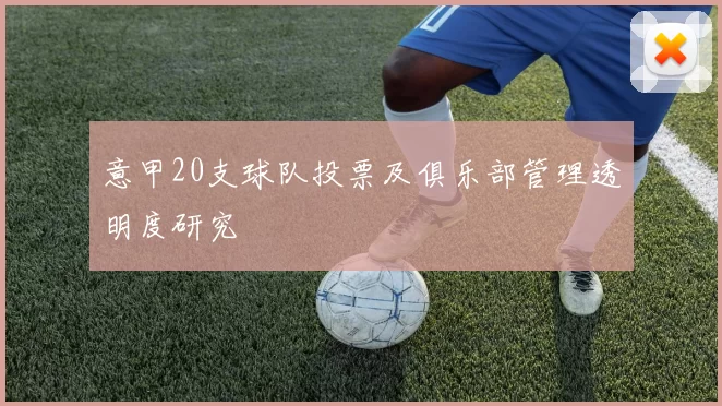 意甲20支球队投票及俱乐部管理透明度研究